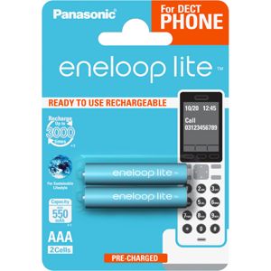 1x2 Panasonic Eneloop Lite Micro AAA 550 mAh 